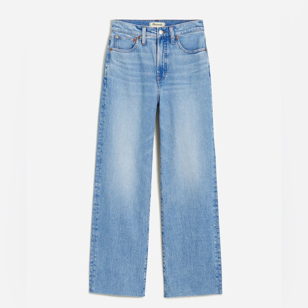 The Perfect Vintage Wide-Leg Crop Jean Altoona Wash – Size 31